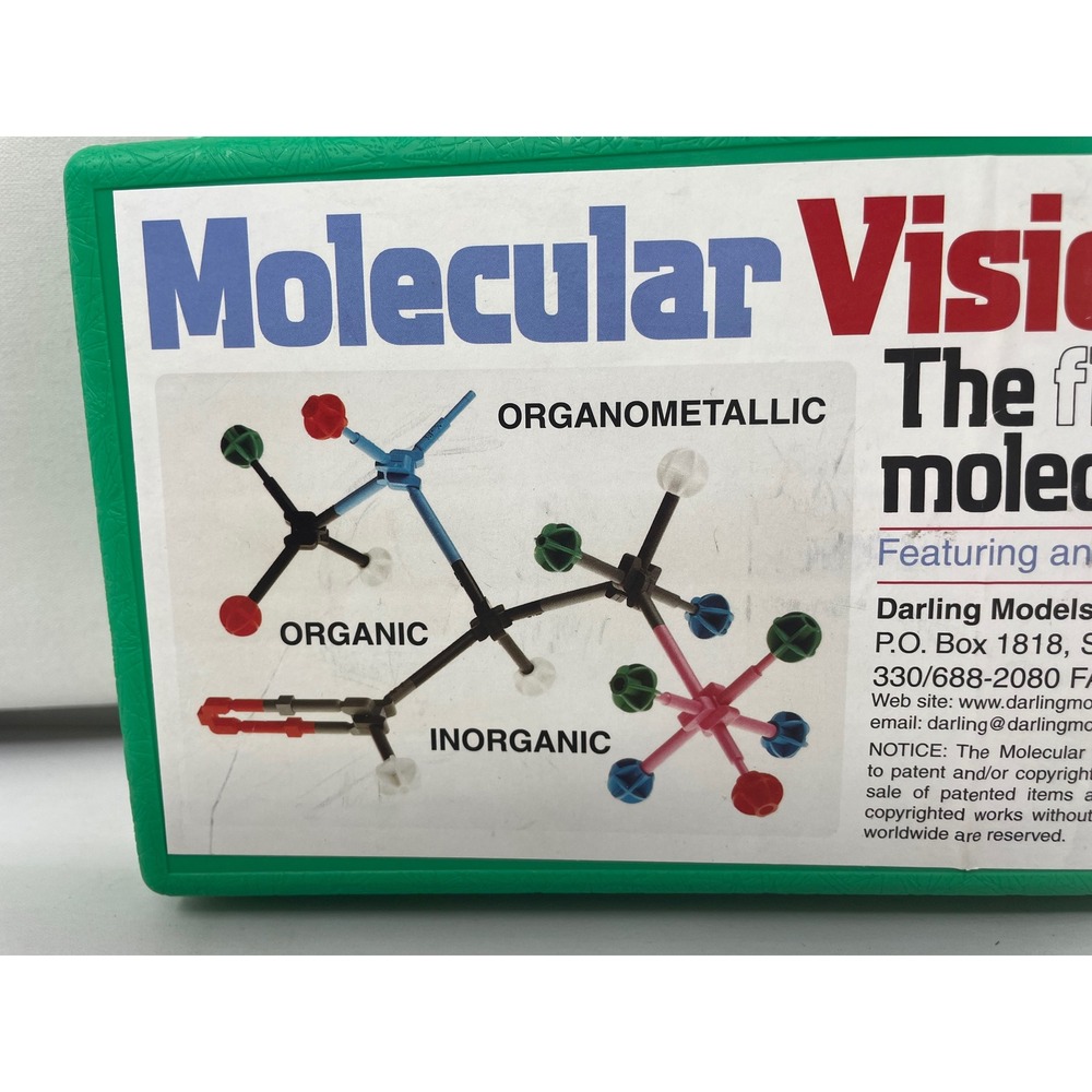 Molecular Visions Flexible Molecular Model Kit Organic Inorganic Chemistry - Picture 7 of 9